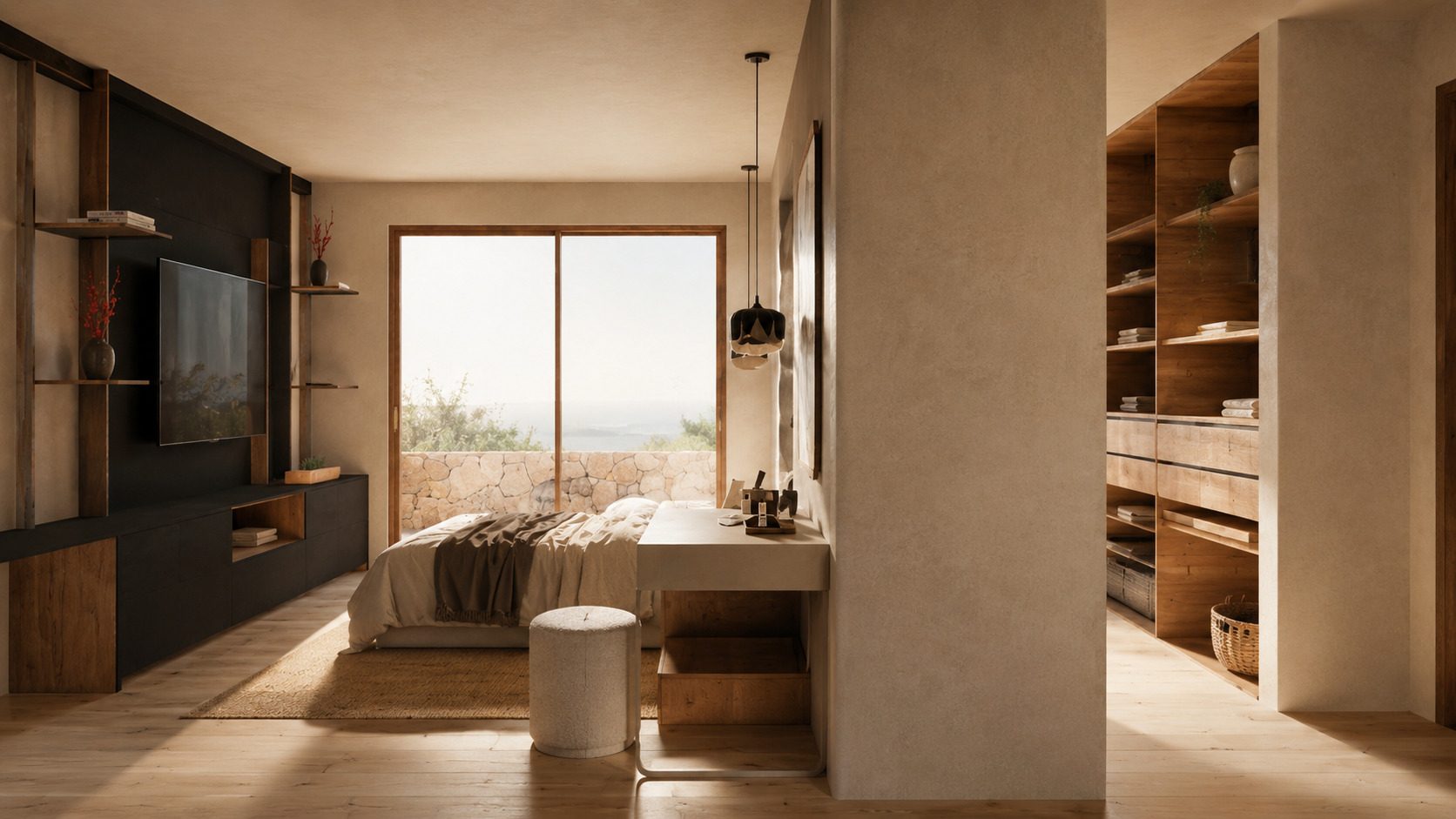 Casa Parral — Dormitorio principal